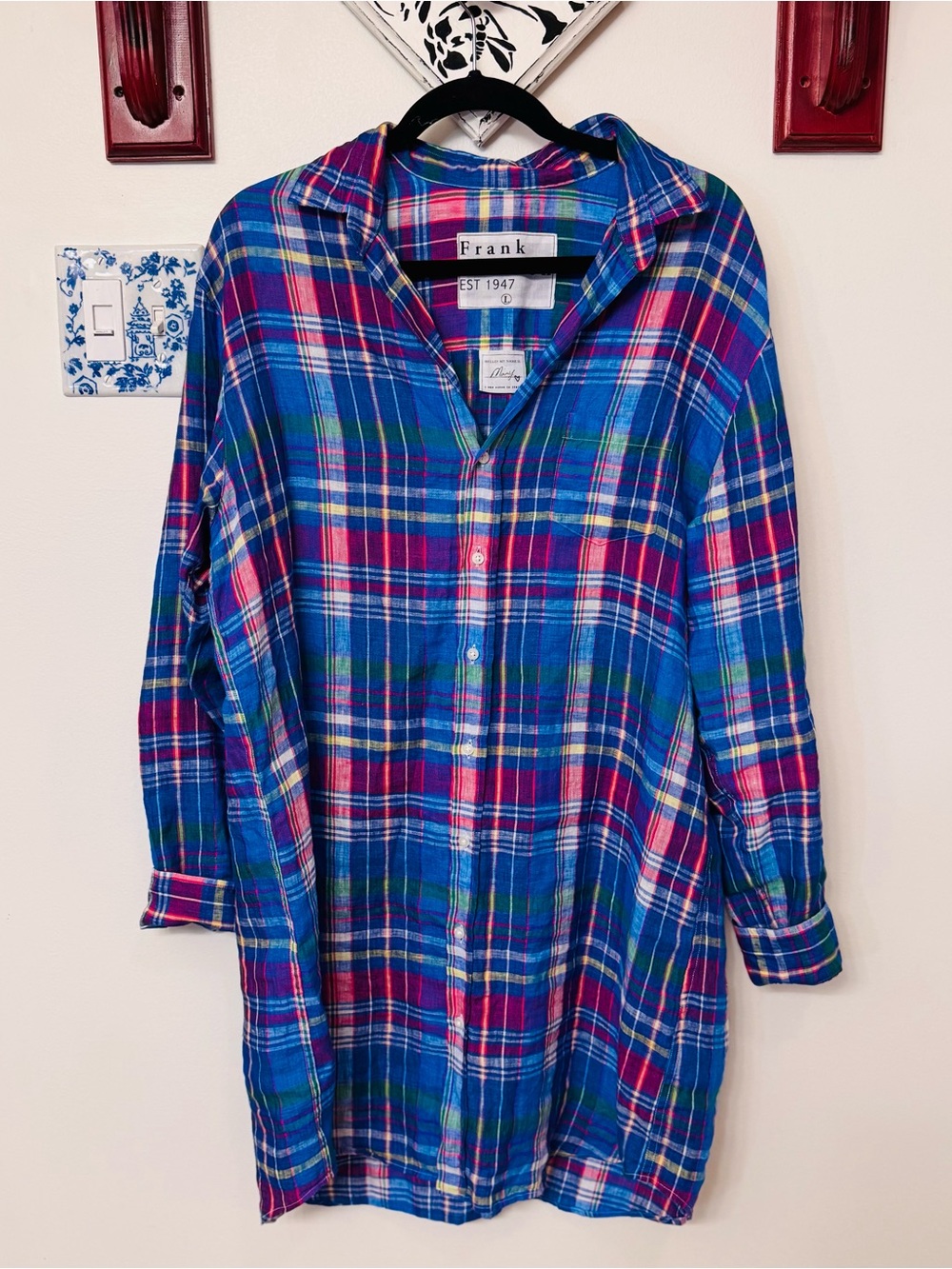 Frank & Eileen linen Mary shirtdress